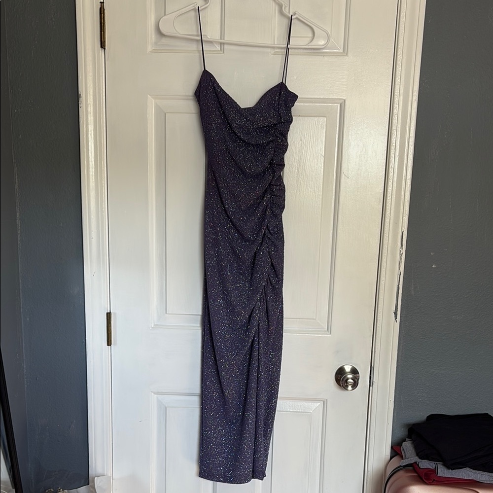 Elegant Purple Evening Dress